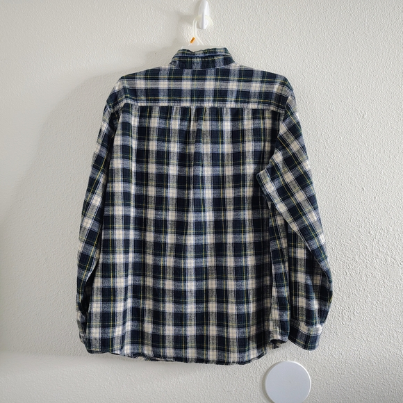 L.L.Bean Traditional Fit Plaid Flannel Button Down Shirt Men’s XL 100% Cotton - Picture 13 of 15